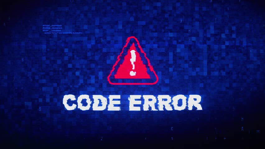 Code Error Text Digital Noise Stock Footage Video 100 Royalty Free Shutterstock