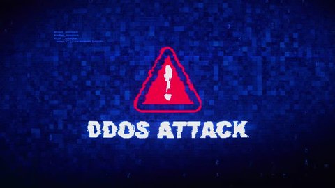 Ddos Attack Text Digital Noise Glitch Effect Tv Screen Background. Login and Password With System Error Security ,Hacking Alert , Cyber Crime Attack Computer Error Distortion Message .