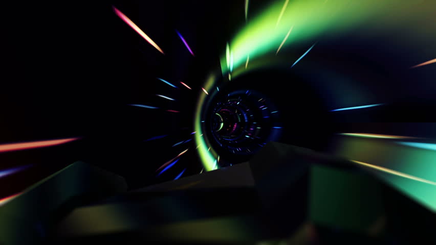 Spaceship Flying Through a Wormhole in Seamless Loop