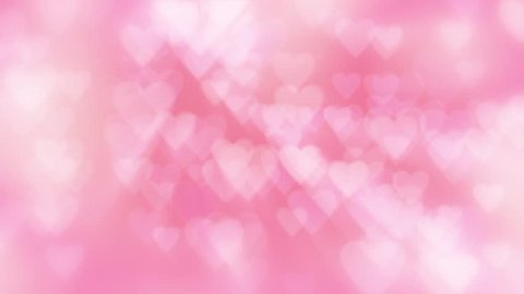 Love And Wedding Video Background Loop /// Pink hearts form a very interesting evolving texture. A wonderfully intense video loop for weddings, parties and musical events.