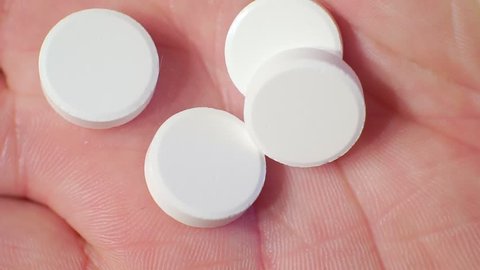 White Drug Pill Tablets On Human Stock Footage Video 100 Royalty Free 1020961810 Shutterstock