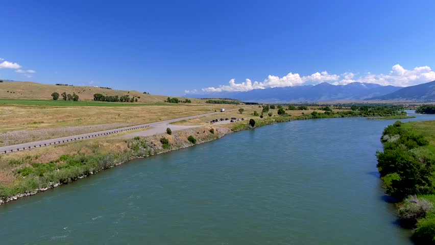 Yellowstone River in Livingston Montana U.S.A