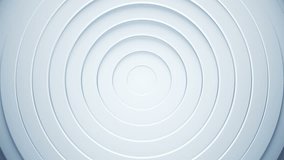 3d render rings abstract background. Modern business texture for video presentation. Simple geometric surface animation. Seamless loop.