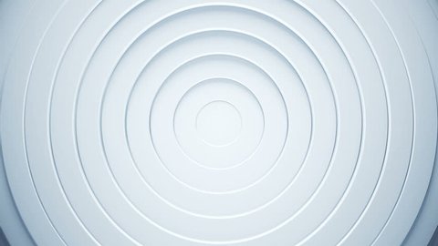 3d render rings abstract background. Modern business texture for video presentation. Simple geometric surface animation. Seamless loop.