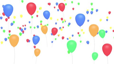 Colorful Balloons Festive Party の動画素材 ロイヤリティフリー Shutterstock