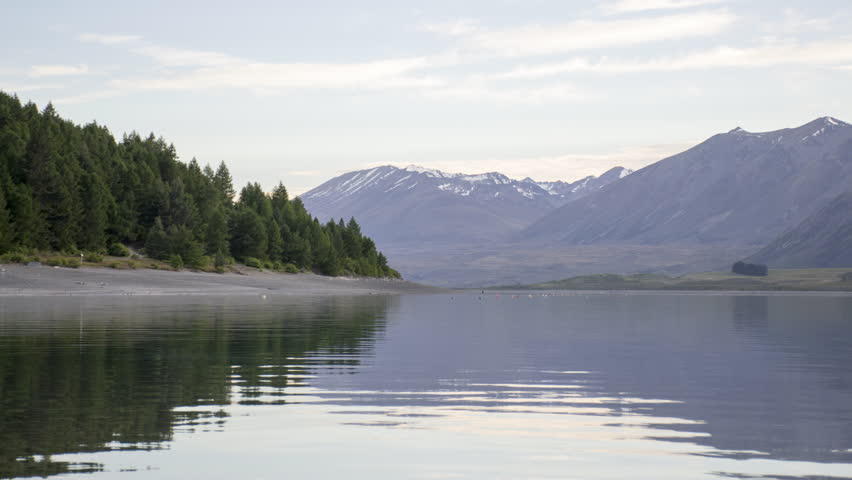 Timelapse Sunrise at Lake Tekapo, South Island, New Zealand