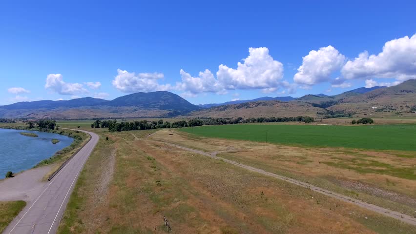 Yellowstone River in Livingston Montana U.S.A