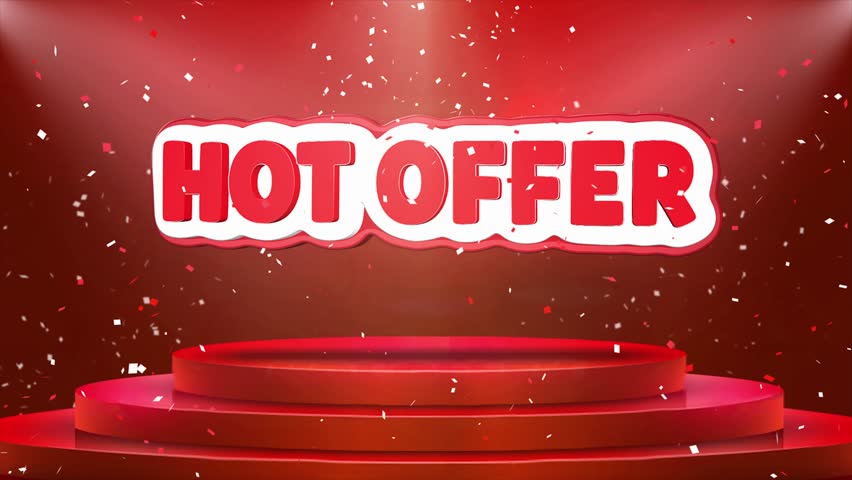 Hot offer. Hot offer icon.