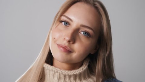 Sweet Teen Girl - Portrait Young Beautiful Cute Cheerful Girl Stock Footage Video (100%  Royalty-free) 1028196986 | Shutterstock