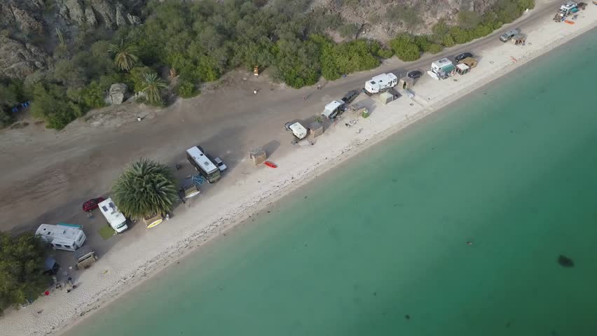 Top View of Rvs Camping Stock Footage Video (100% Royalty-free ...