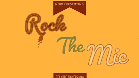 Rock the music live music concert get tickets now invitation commercial clip