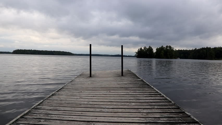 Sitting on a Dock In Northern Wisconsin