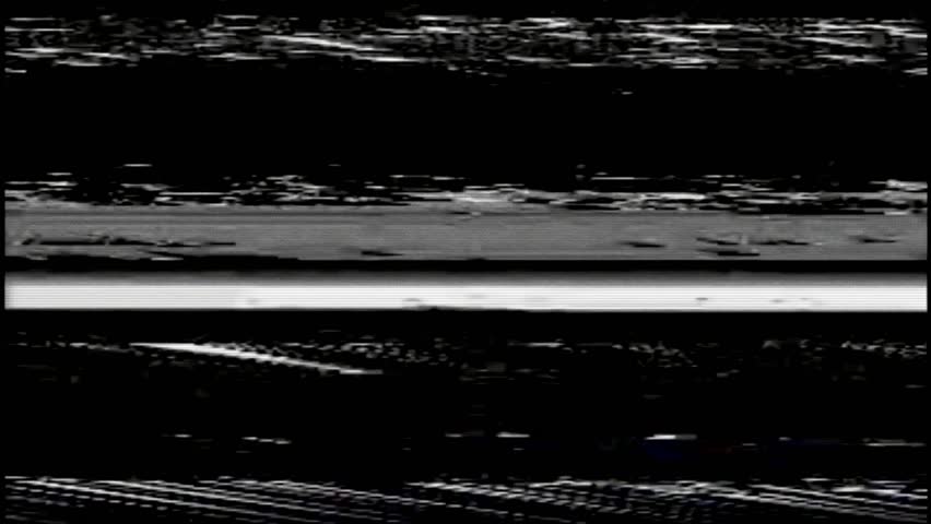VHS Horizontal Video Glitches Background, Black screen Royalty-Free Stock Footage #1028257538