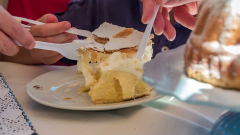 Carpathian Cake In The Polish Video De Stock 100 Libre De Droit Shutterstock