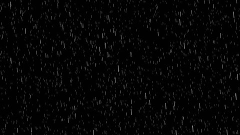 Rain Drops Falling Alpha Computer generated rain animation.