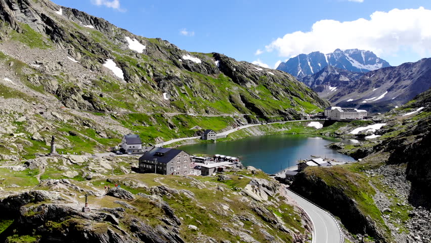 Lake landscape in Alps