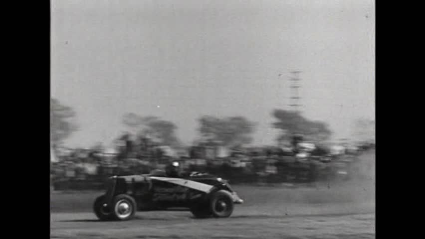 CIRCA 1930s - The Gilmore, California stock car race of 1934.