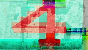 collection of found urban numbers made into a technology sequence with overlayed glitch effects - Powered by Shutterstock - Get 15% off with code: PIKWIZARD15