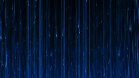 Blue Matrix Flare Rain Background Video Motion Graphics
