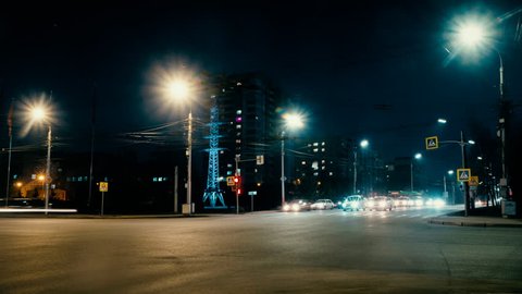 Empty Car Park Street Lights Glowing Stock Photo 1594094017 | Shutterstock