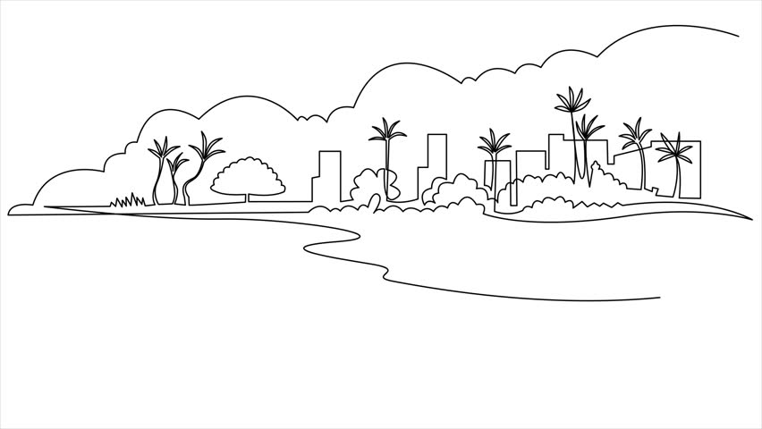 Self Drawing Animation Of Hawaii Stock Footage Video 100