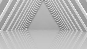 Abstract 3d triangle corridor with light effect and camera move. 4K animation rendering footage. Set of different colors. - Powered by Shutterstock - Get 15% off with code: PIKWIZARD15