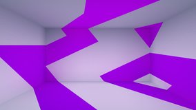 Abstract 3d render, modern animation, motion design, 4k seamless looped video