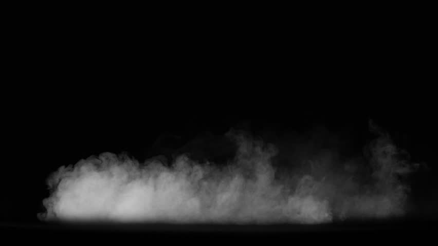 Smoke , vapor , fog - realistic smoke cloud best for using in composition, 4k, use screen mode for blending, ice smoke cloud, fire smoke, ascending vapor steam over black background - floating fog