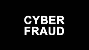 Cyber Fraud Glitch Text Abstract Vintage Twitched 4K Loop Motion Animation . Black Old Retro Digital TV Glitch Effect Including Twitch, Noise, VHS, Distortion. - Powered by Shutterstock - Get 15% off with code: PIKWIZARD15