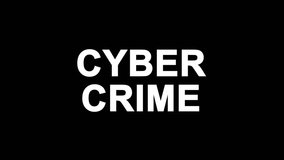 Cyber Crime Glitch Text Abstract Vintage Twitched 4K Loop Motion Animation . Black Old Retro Digital TV Glitch Effect Including Twitch, Noise, VHS, Distortion. - Powered by Shutterstock - Get 15% off with code: PIKWIZARD15