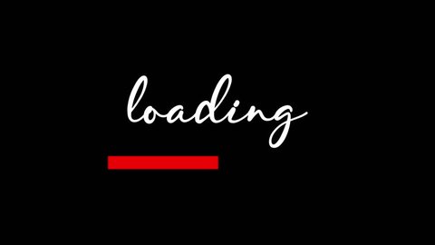 Animated Loading Text Symbol Design Stock Footage Video (100% Royalty ...
