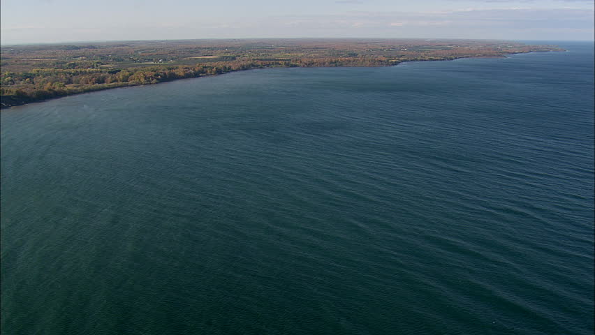 AERIAL United States-Shoreline Around Sodus Point 45 2008