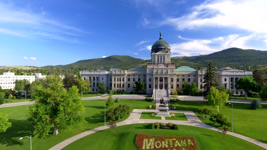 Beautiful Capitol Building of Montana State in Helena U.S.A