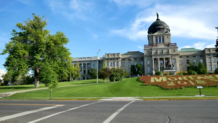 Beautiful Capitol Building of Montana State in Helena U.S.A