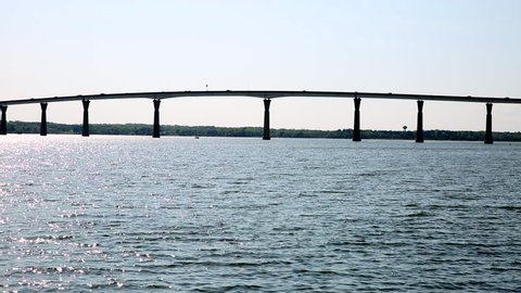 Thomas Johnson Bridge at the Bay of Patuxent River