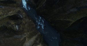 Traveling through the lands of ice and snow, Icelandic panoramas from aerial views