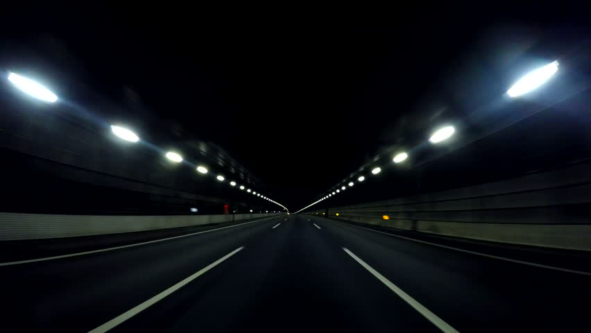 Highway Driving at night	. Royalty-Free Stock Footage #1028609390