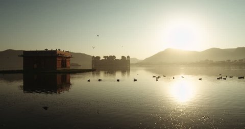 Sunset at Jal Mahal, Jaipur, India