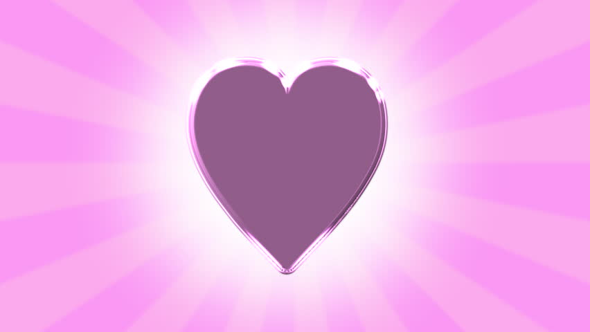 beautiful big pink heart background love Stock Footage Video (100% ...