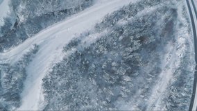 Winter trails and cold water stream. The snow covers everything up. - Powered by Shutterstock - Get 15% off with code: PIKWIZARD15