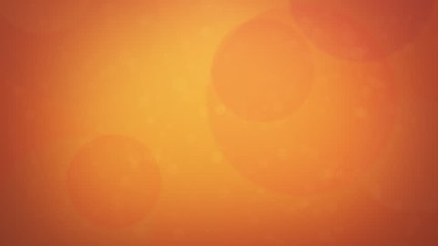 Orange Abstract Bokeh Slow Motion Background Loop