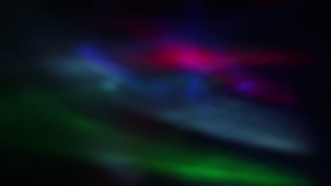 Multicolored spots of light, continuously replacing each other