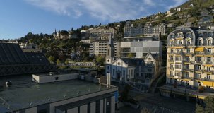 Eglise Montreux ouest - Aerial 4K