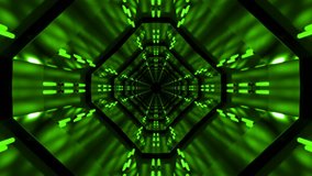 Green Abstract Background  Art Concept Tunnel 