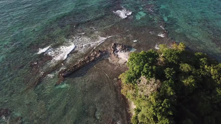 Aerial Footage Negril Jamaica Caribbean Beach Sunset Ocean Sand Skies