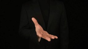 Businessman showing different hand gestures - Powered by Shutterstock - Get 15% off with code: PIKWIZARD15