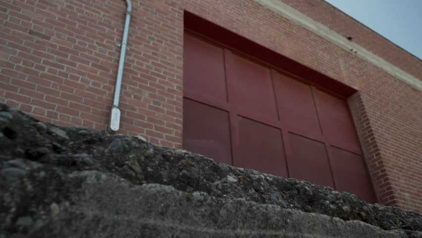 Red Warehouse Door Ghetto .