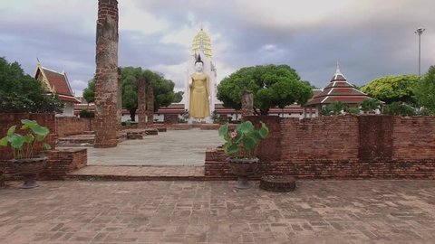Phitsanulok Buddism Aerial Shot of Phitsanulok Buddism Phitsanilok Province, Thailand