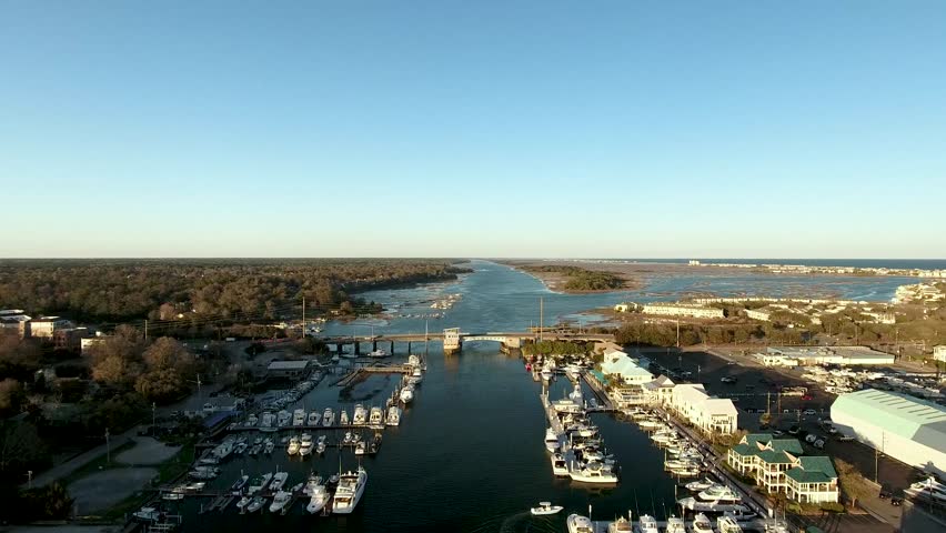 The intracoastal waterway at Wrightsville Beach, North Carolina