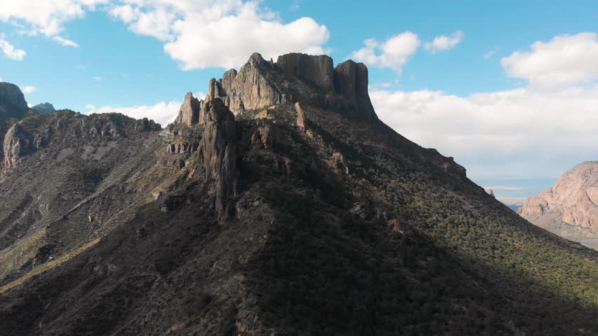 The Chisos Mountain Landscape At Big Bend National Park, Texas Image 